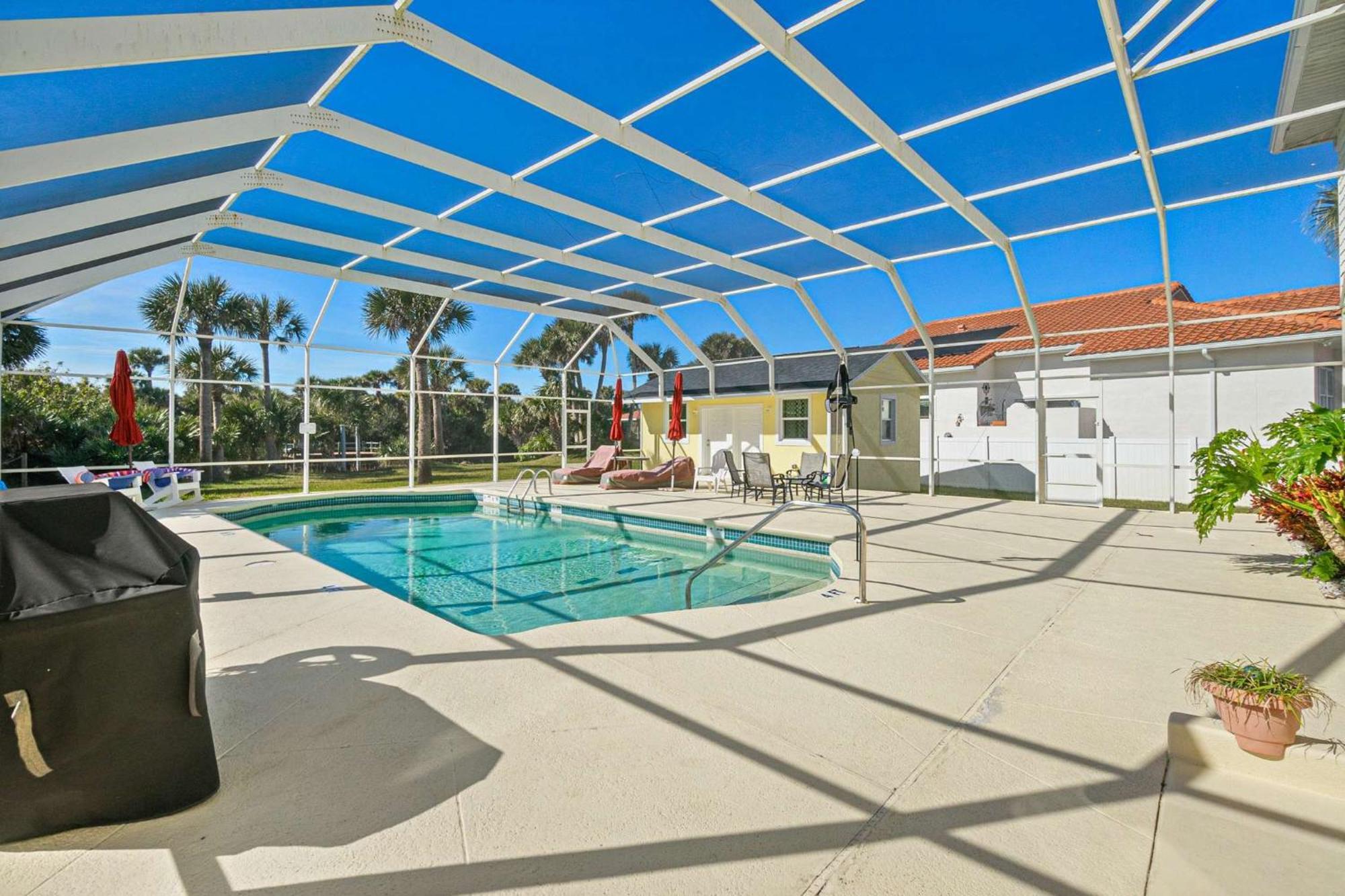 Flagler Beach Bed And Breakfast Pool Bbq Suite Eksteriør bilde